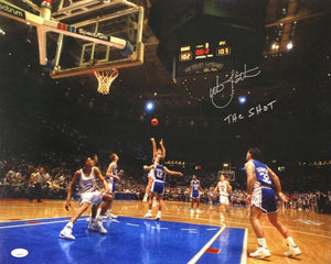 Christian Laettner Signed 16x20 Duke Blue Devils Photo The Shot Insc JSA ITP - Sports Integrity