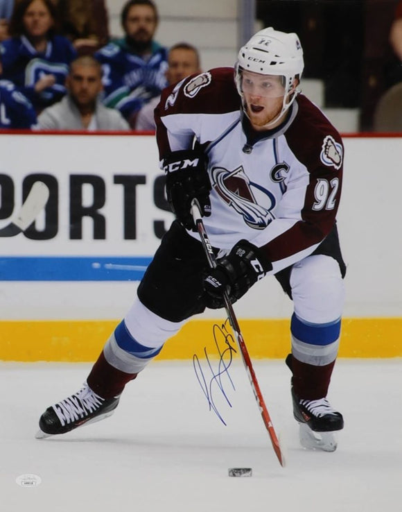 Gabriel Landeskog Signed 16x20 Colorado Avalanche Photo JSA