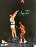 Larry Bird Signed 16x20 Boston Celtics vs Dominique Wilkins Photo Bird+JSA ITP - Sports Integrity