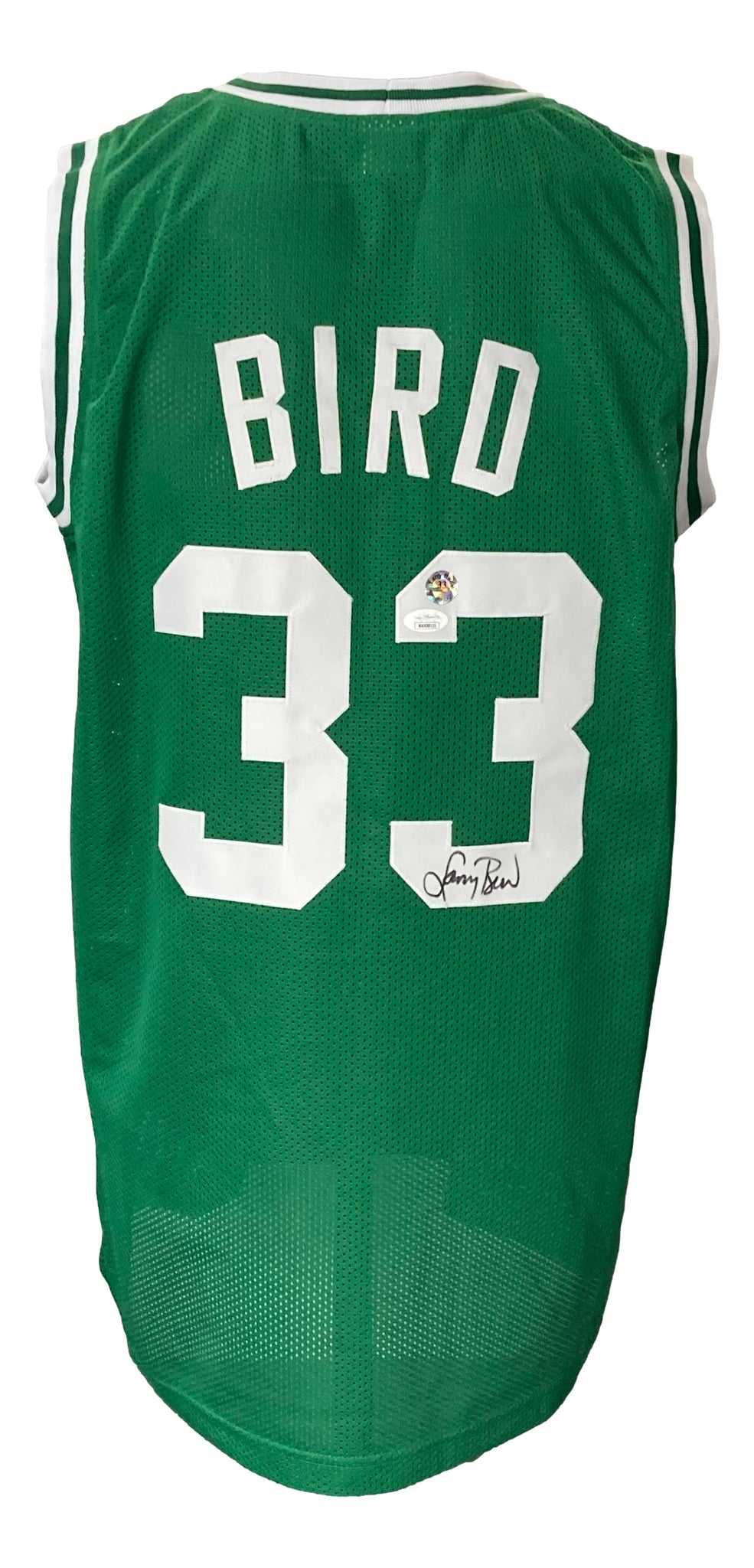 Larry Bird Signed Framed Custom Green Pro Style Basketball Jersey JSA –  Super Sports Center