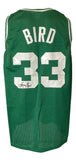 Larry Bird Signed Custom Green Pro-Style Basketball Jersey 2 Bird+JSA ITP