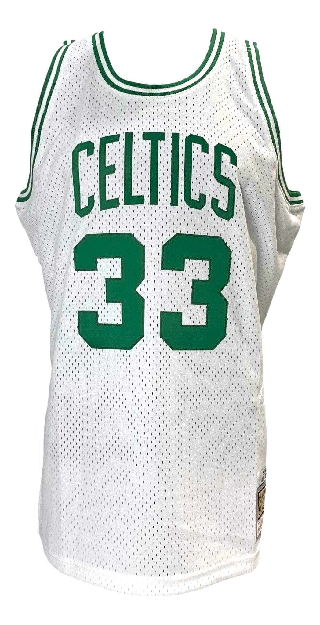 Sports Integrity Larry Bird Signed Celtics All Star M&N Hardwood Classics Swingman Jersey PSA Itp