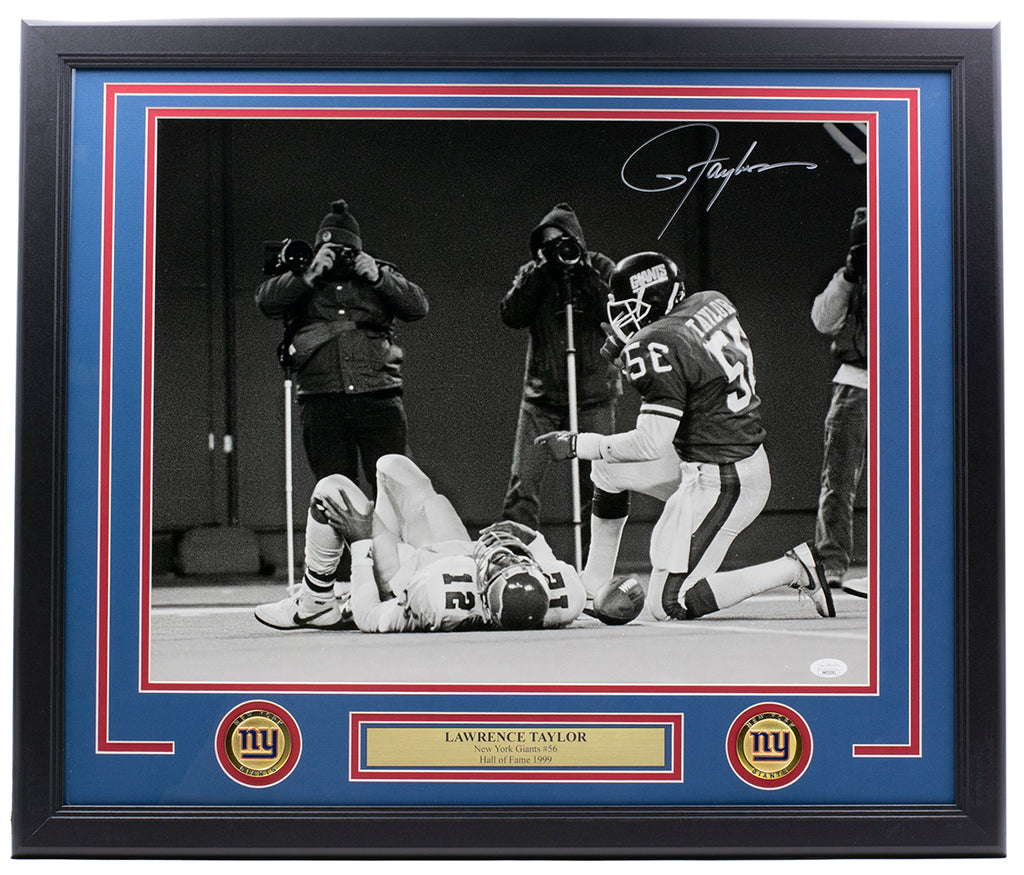 Lawrence Taylor Autographed 16x20 Photo New York Giants Over Cunningham  Beckett BAS Stock #177683 - Mill Creek Sports