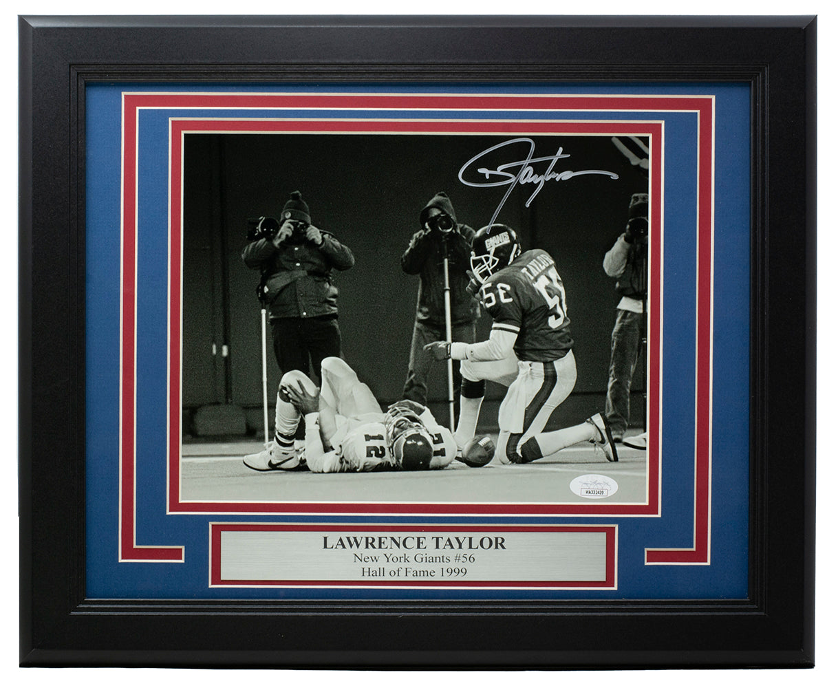 Lawrence Taylor Signed 16x20 New York Giants Photo JSA ITP