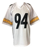 Lawrence Timmons Pittsburgh Signed White Football Jersey JSA Hologram