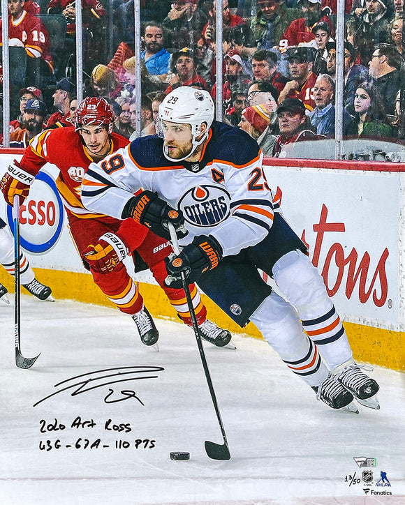 Leon Draisaitl Signed Edmonton Oilers Limited Edition 16x20 Photo Insc –  Sports Integrity