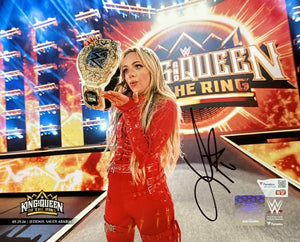 Liv Morgan Signed 8x10 WWE Queen Of The Ring Photo Fanatics - Sports Integrity