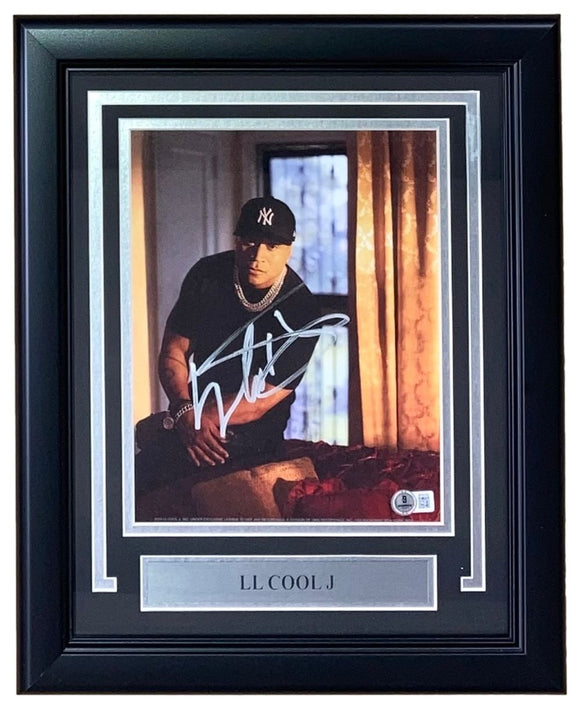 LL Cool J Signed Framed 8x10 Photo BAS