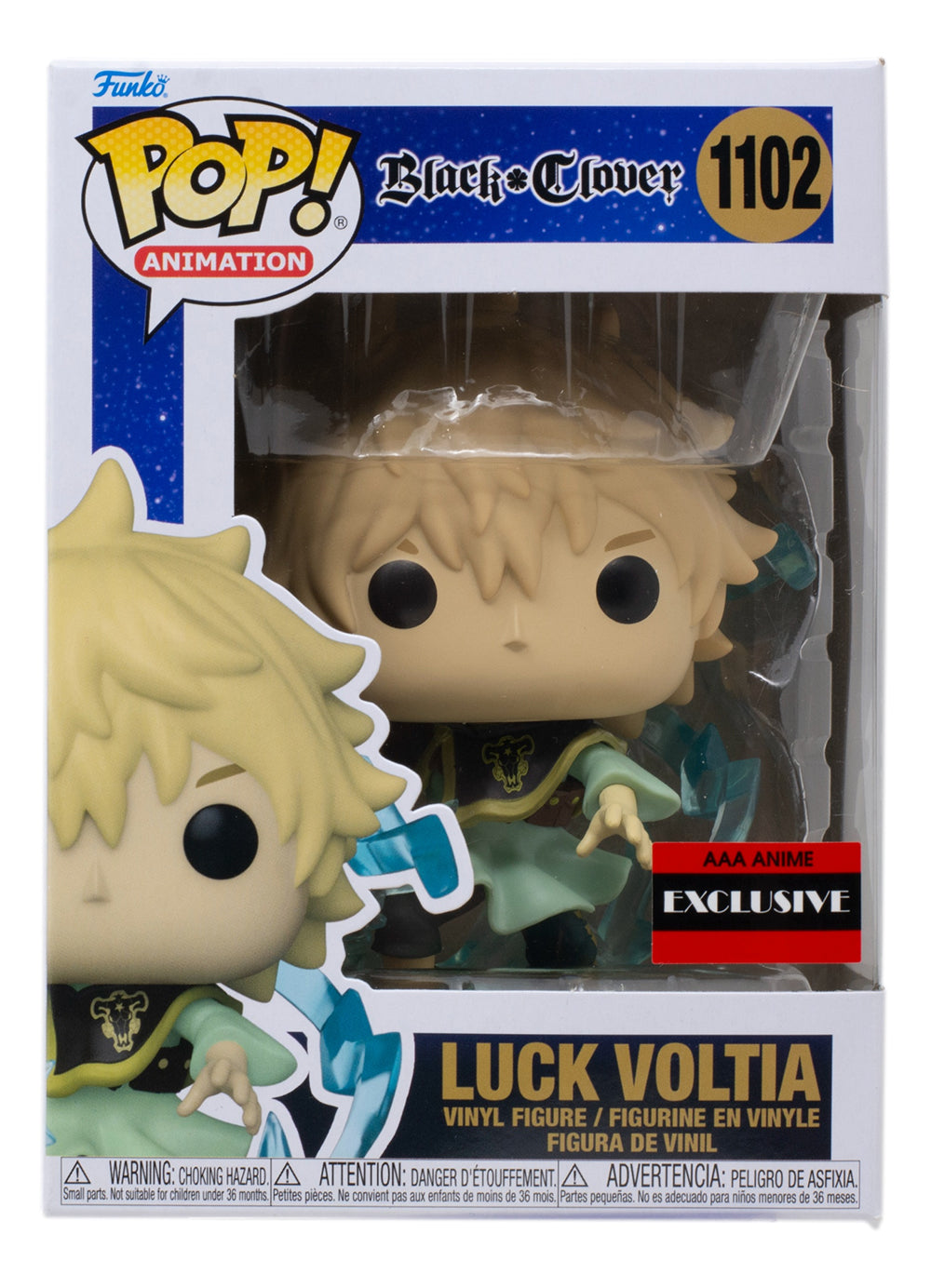 Luck Voltia / Black Clover / Funko Pop Animation 1102 / Exclusive AAA Anime