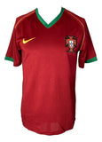 Luis Figo Signed Portugal Nike Soccer Jersey BAS - Sports Integrity