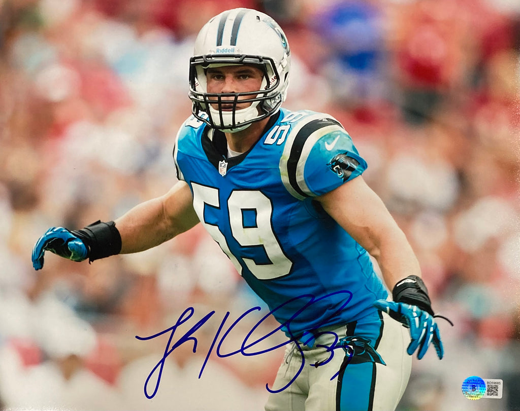 Luke Kuechly Carolina Panthers Signed Autographed 8x10 Jsa