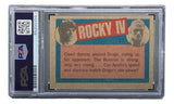 Dolph Lundgren Signed 1985 Topps #17 Rocky IV Ivan Drago Trading Card PSA/DNA - Sports Integrity