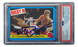 Dolph Lundgren Signed 1985 Topps #19 Rocky IV Ivan Drago Trading Card PSA/DNA - Sports Integrity