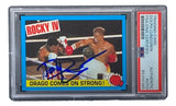 Dolph Lundgren Signed 1985 Topps #23 Rocky IV Ivan Drago Trading Card PSA/DNA - Sports Integrity