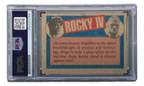 Dolph Lundgren Signed 1985 Topps #34 Rocky IV Ivan Drago Trading Card PSA/DNA - Sports Integrity