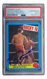 Dolph Lundgren Signed 1985 Topps #46 Rocky IV Ivan Drago Trading Card PSA/DNA - Sports Integrity