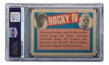 Dolph Lundgren Signed 1985 Topps #56 Rocky IV Ivan Drago Trading Card PSA/DNA - Sports Integrity