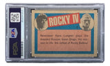 Dolph Lundgren Signed 1985 Topps #6 Rocky IV Ivan Drago Trading Card PSA/DNA - Sports Integrity