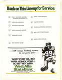 Lynn Dickey Packers Signed September 3rd 1976 Football Game Program BAS - Sports Integrity