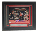 Ralph Macchio Signed Framed 8x10 Karate Kid Crane Kick Photo JSA - Sports Integrity