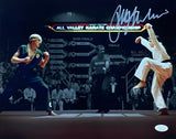 Ralph Macchio Signed 11x14 The Karate Kid Spotlight Photo JSA ITP