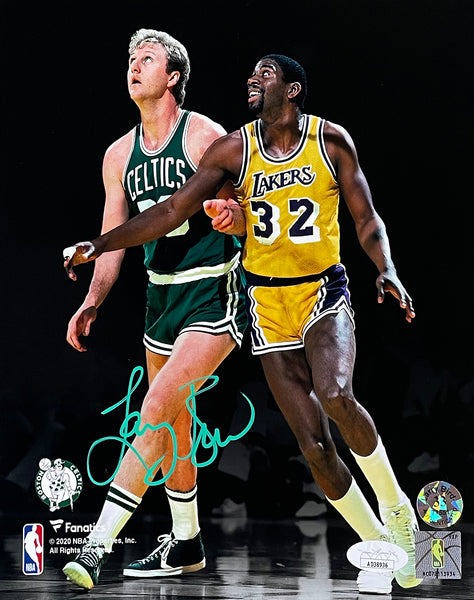 Magic Johnson Larry Bird Autographed 16 X 20 In The Post, 53% OFF