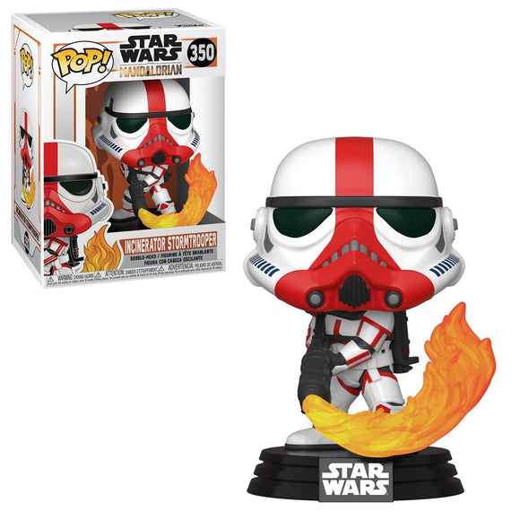 Star Wars The Mandalorian Incinerator Stormtrooper Funko Pop #350 - Sports Integrity