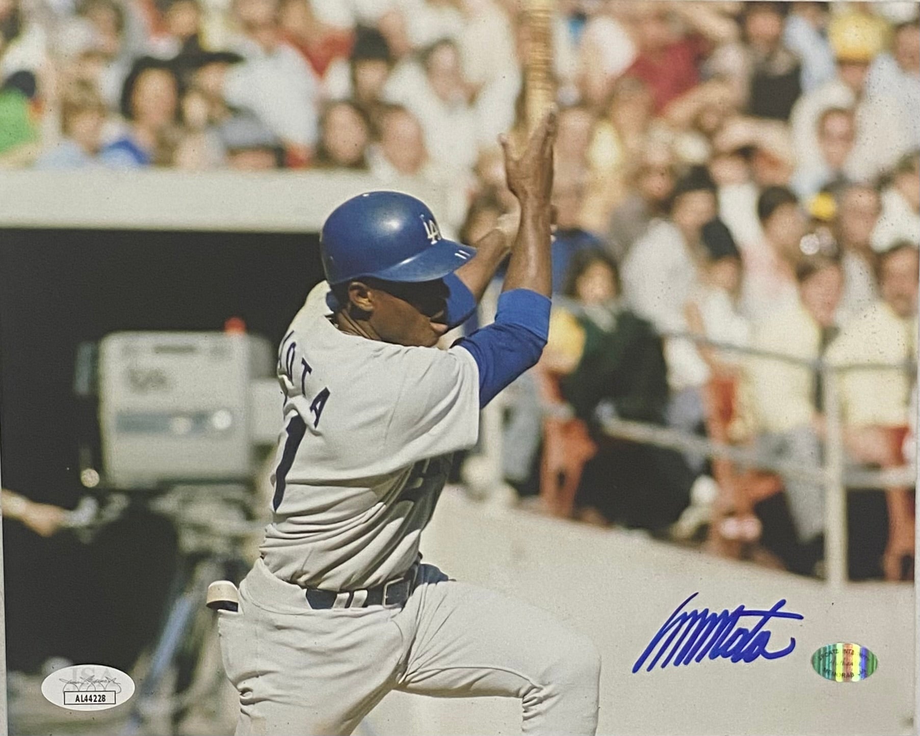 Manny Mota Signed Major League Baseball MLB Dodgers JSA WP100875