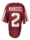 Johnny Manziel Texas A&M Signed College Football Jersey w/ 3 Insc BAS ITP - Sports Integrity