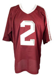 Johnny Manziel Texas A&M Signed College Football Jersey w/ 3 Insc BAS ITP - Sports Integrity