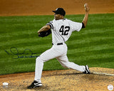 Mariano Rivera Signed New York Yankees 16x20 Pitch Photo Last To Wear Insc JSA - Sports Integrity