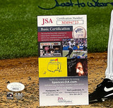 Mariano Rivera Signed New York Yankees 16x20 Pitch Photo Last To Wear Insc JSA - Sports Integrity