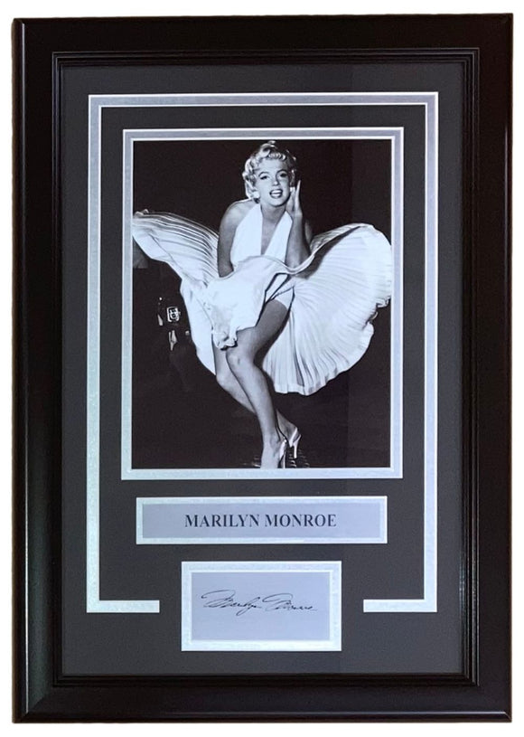 Marilyn Monroe Framed 8x10 Photo w/ Laser Engraved Signature