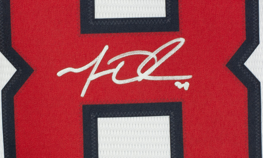 Matt Olson White Atlanta Braves Autographed Nike Replica Jersey