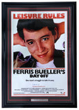 Matthew Broderick Signed Framed 27x40 Ferris Buellers Day Off Movie Poster BAS