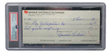 Maurice Richard Signed Montreal Canadiens Personal Bank Check #56 PSA/DNA