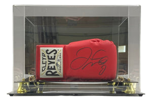 Floyd Mayweather Jr Signed Red Cleto Reyes Right Hand Boxing Glove BAS w/ Case - Sports Integrity