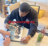 Michael B Jordan Signed 16x20 Creed Movie Photo w/ Sylvester Stallone BAS ITP - Sports Integrity