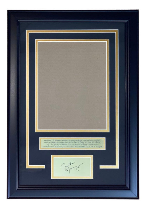 Freddie Mercury Queen 8x10 Vertical Photo Laser Engraved Signature Frame Kit 2 - Sports Integrity