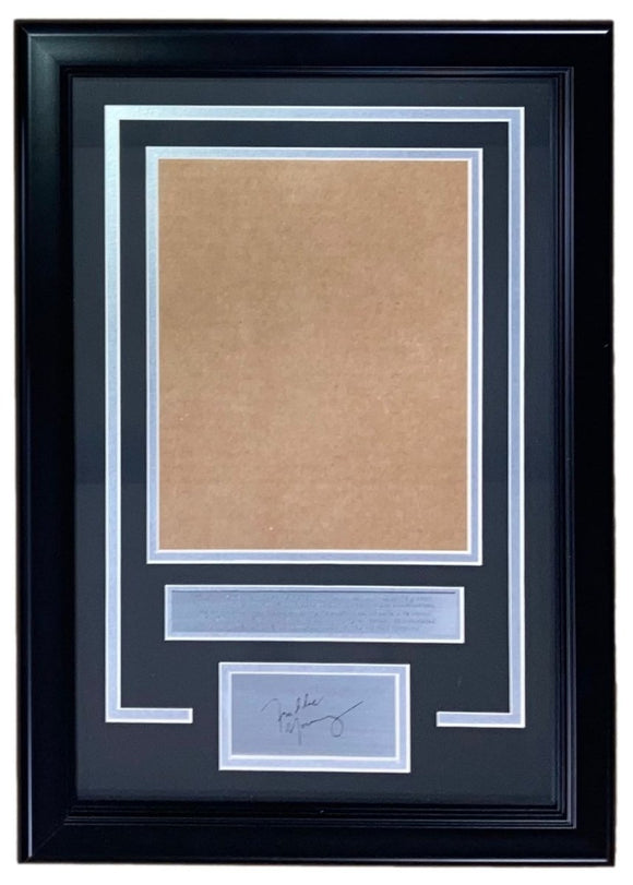 Freddie Mercury Queen 8x10 Vertical Photo Laser Engraved Signature Frame Kit - Sports Integrity