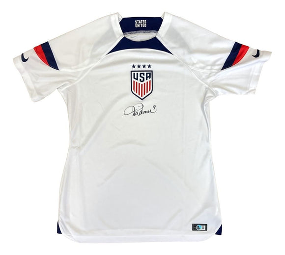 Mia Hamm Signed USA White Nike Women's Soccer Jersey BAS ITP - Sports Integrity