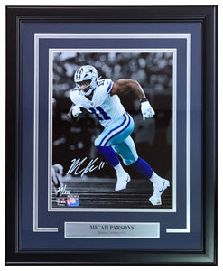 Micah Parsons Signed Framed 11x14 Dallas Cowboys Photo Fanatics