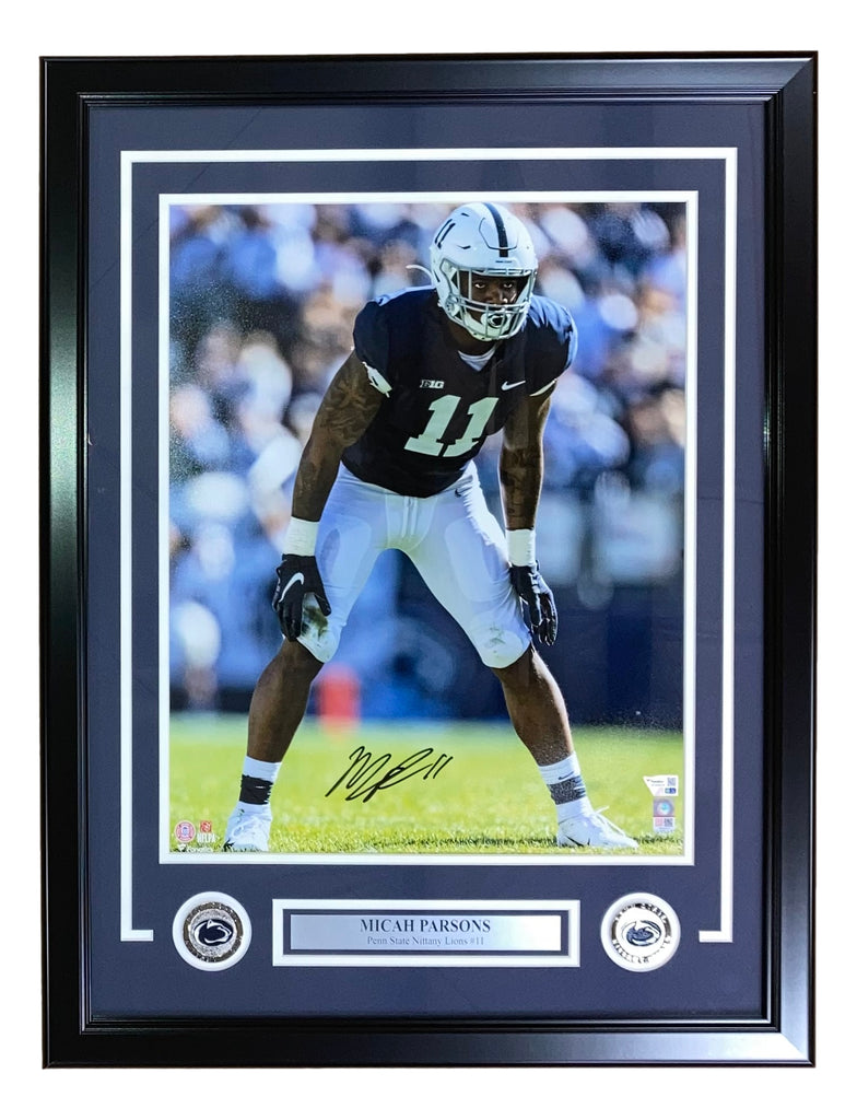 Micah Parsons Penn State Nittany Lions Fanatics Authentic Autographed 20 x  24 In Focus Photograph