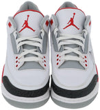 Michael Jordan Bulls Signed 2013 Nike Air Jordan 3 Fire Red Sneaker BAS+UDA