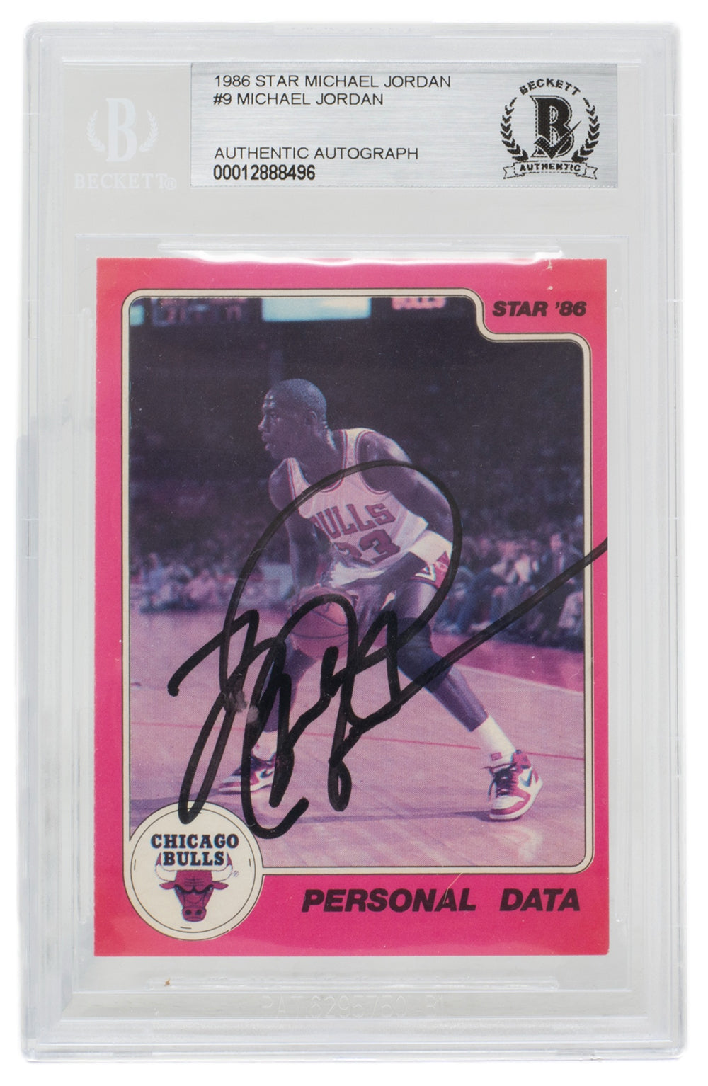 Michael Jordan Autographed Signed Memorabilia Chicago W