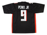 Michael Penix Jr Atlanta Signed Black Football Jersey BAS - Sports Integrity