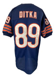 Mike Ditka Chicago Signed Navy Blue Football Jersey JSA - Sports Integrity