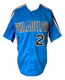 Mike Schmidt Philadelphia Signed Blue Baseball Jersey JSA Hologram - Sports Integrity