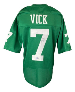 Michael Vick Philadelphia Signed Kelly Green Football Jersey BAS ITP - Sports Integrity