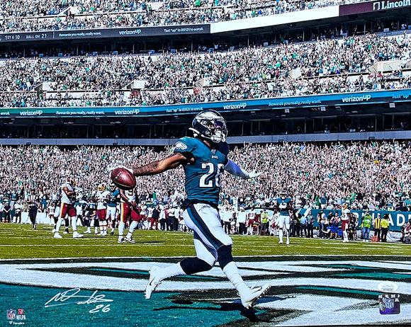 Miles Sanders Signed Eagles White Jersey 16x20 Photo JSA ITP – Sports  Integrity